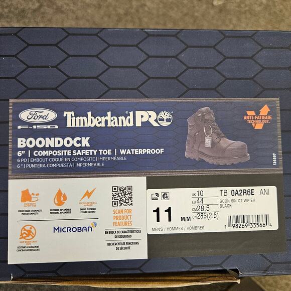 TIMBERLAND PRO MEN\'S 11 FORD F-150 WORK BOOTS MISSING TAG NIB TB0A2R6EANI main image 8